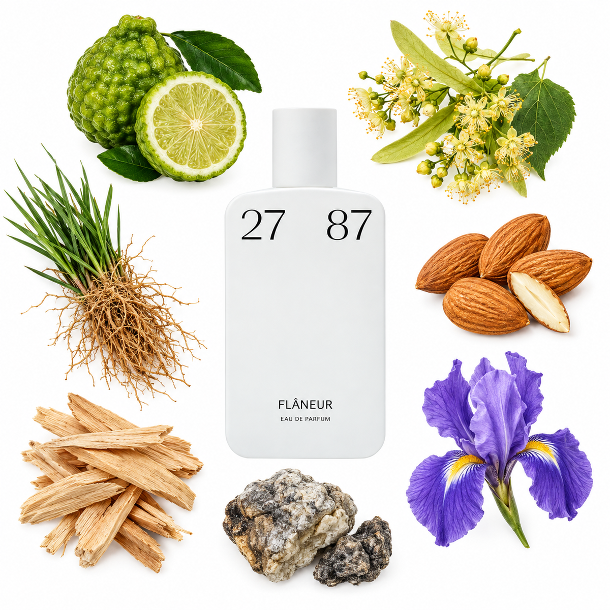2787 Perfumes Flâneur Eau de Parfum with scent notes