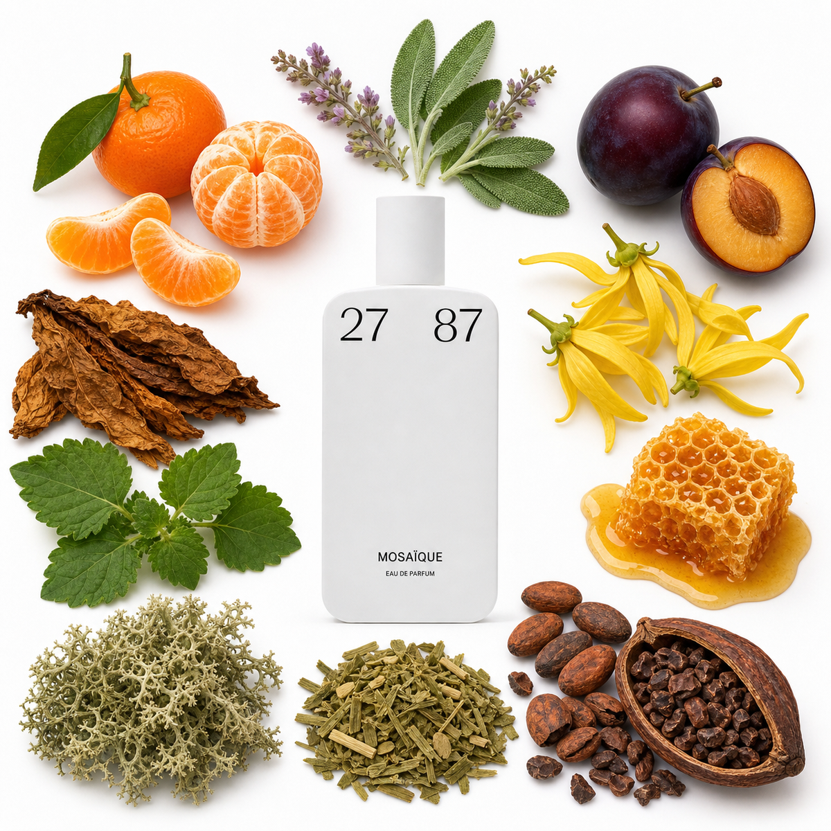 2787 Perfumes mosaïque Eau de Parfum with scent notes