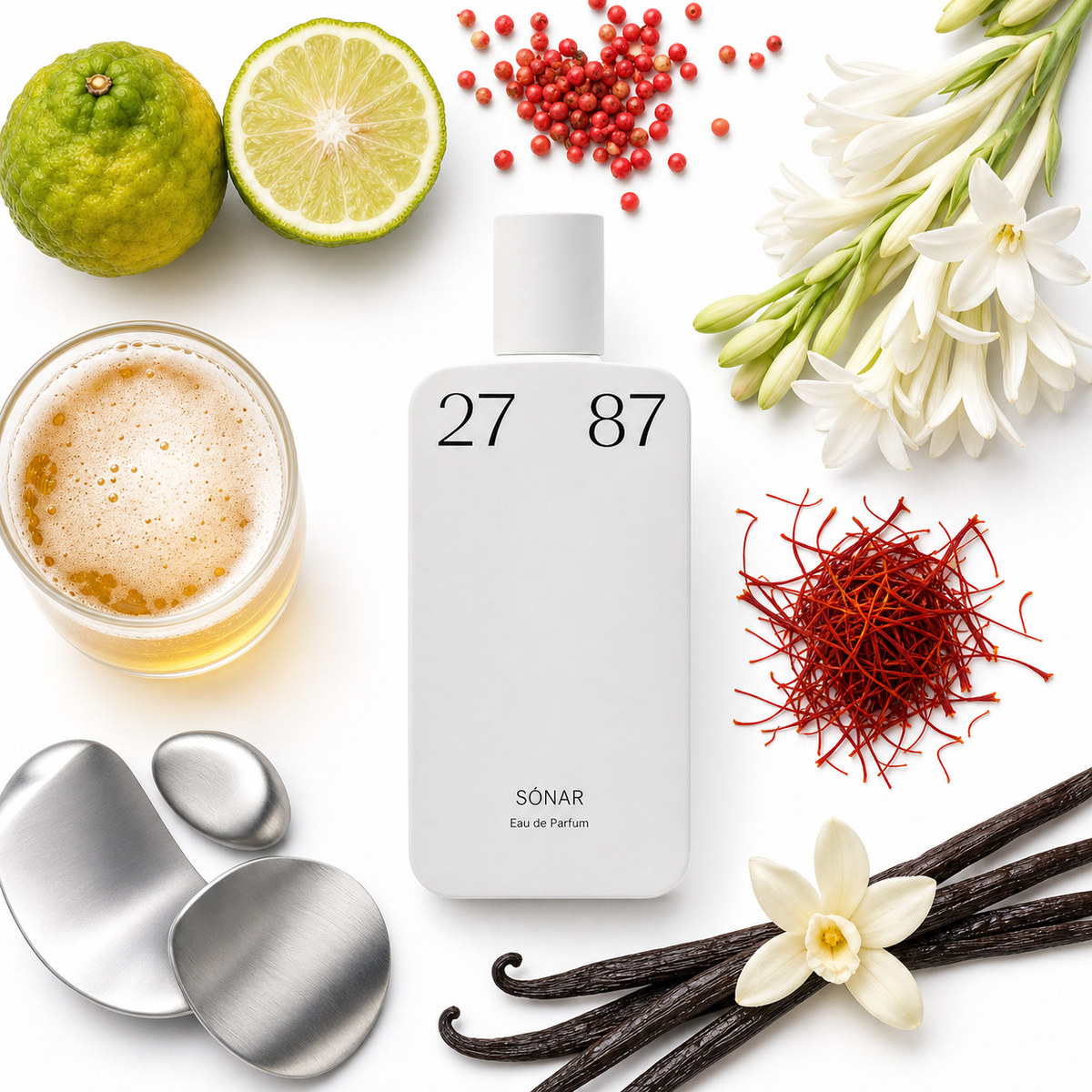 2787 Perfumes sónar Eau de Parfum with scent notes