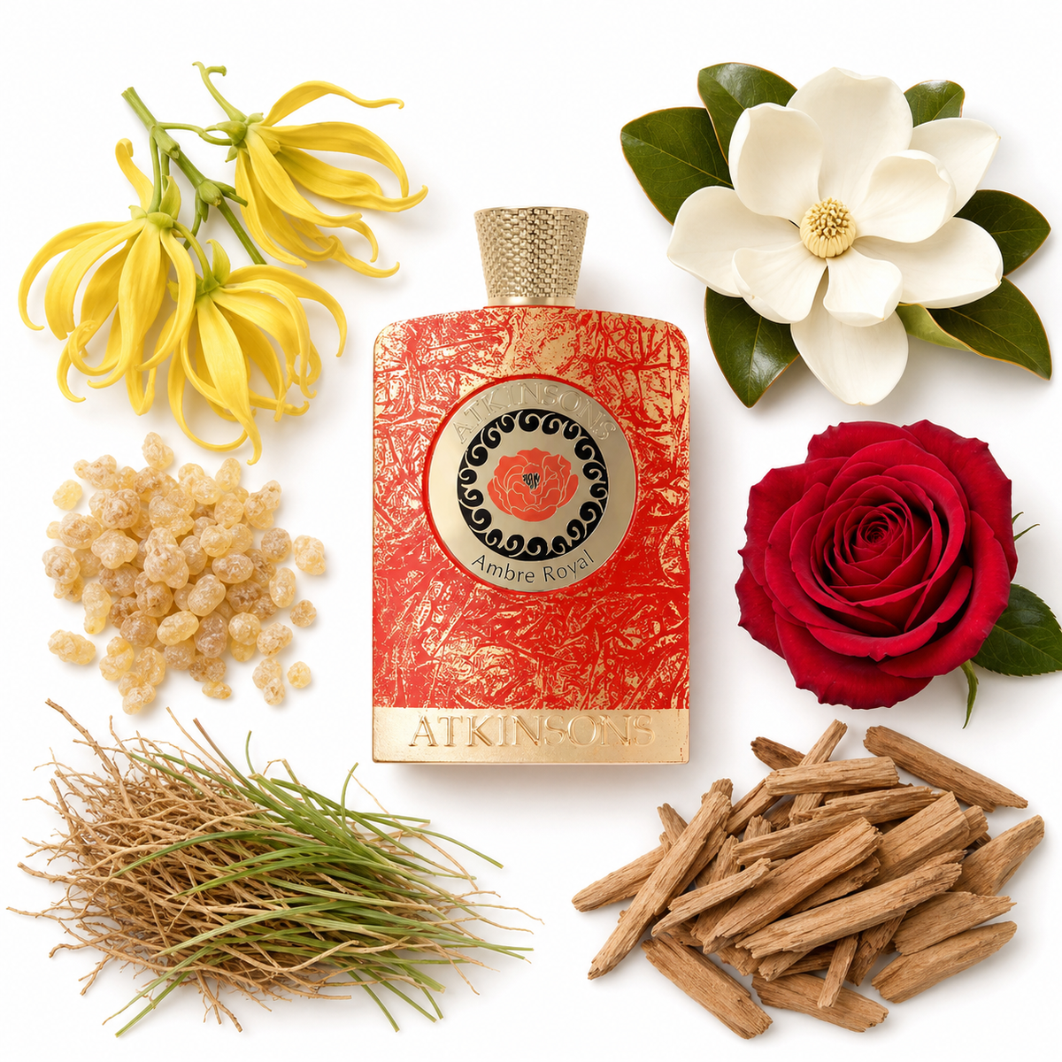 ATKINSONS Ambre Royal Parfum Intense with scent notes