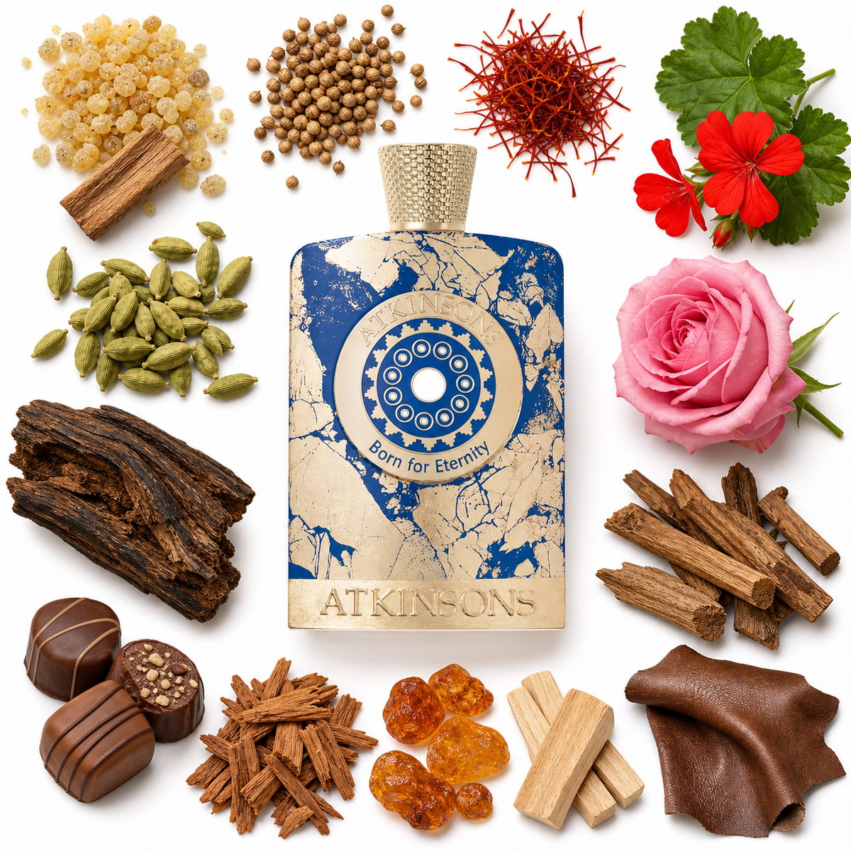 ATKINSONS Born for Eternity Parfum Intense with scent notes