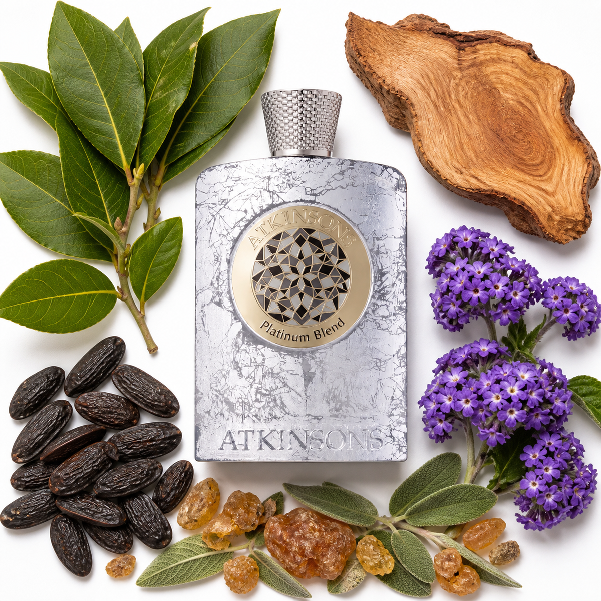 ATKINSONS Platinum Blend Parfum Intense with scent notes
