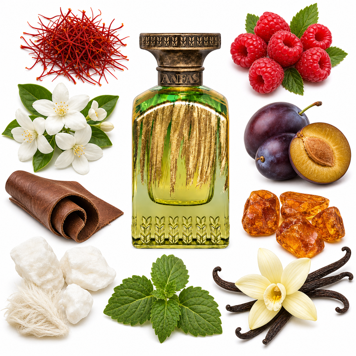 Anfas Mada Extrait de Parfum with scent notes