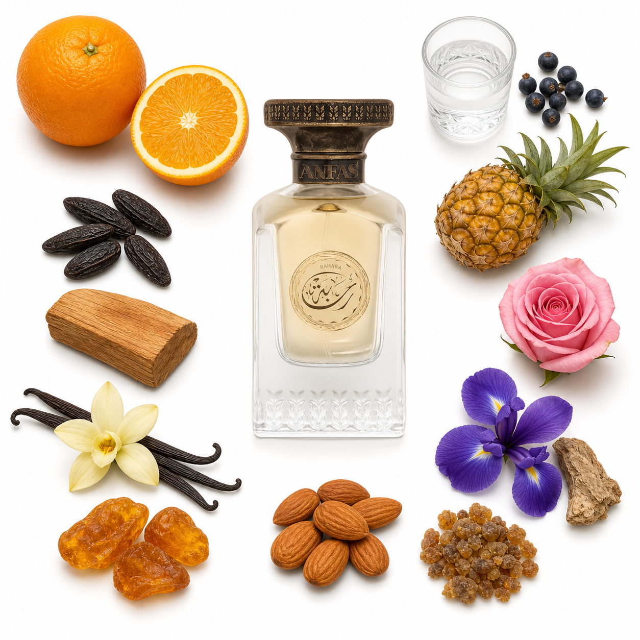 Anfas Rahaba Eau de Parfum 75 ml with scent notes