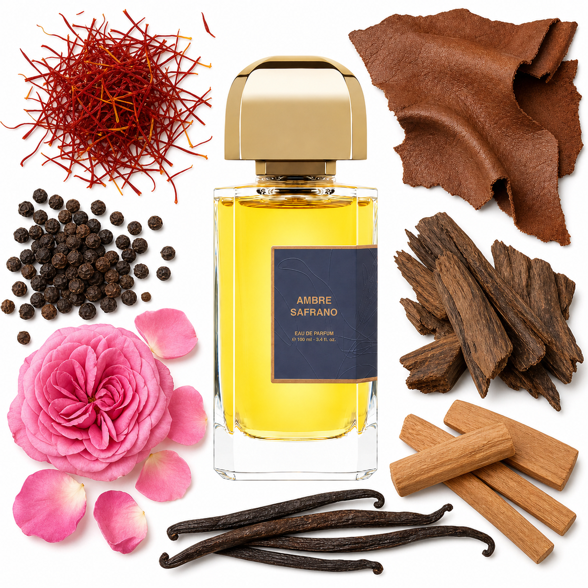 BDK Parfums Ambre Safrano Eau de Parfum with scent notes