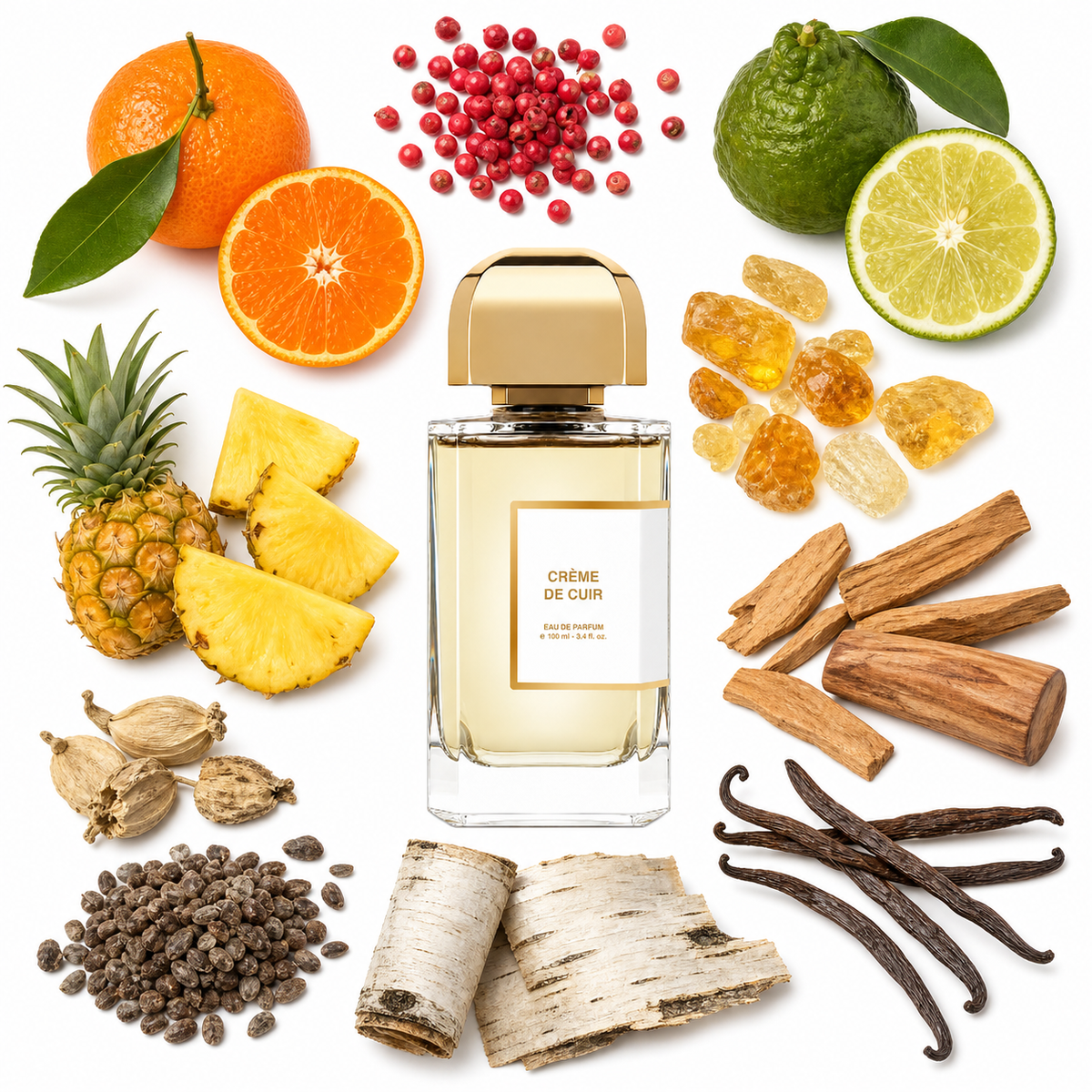 BDK Parfums Crème De Cuir Eau de Parfum with scent notes