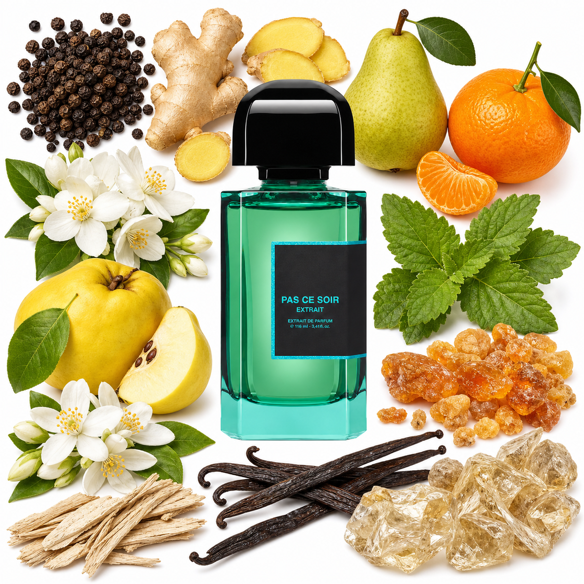 BDK Parfums Pas Ce Soir Extrait de Parfum with scent notes