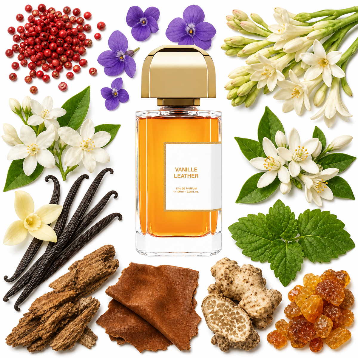 BDK Parfums Vanille Leather Eau de Parfum with scent notes