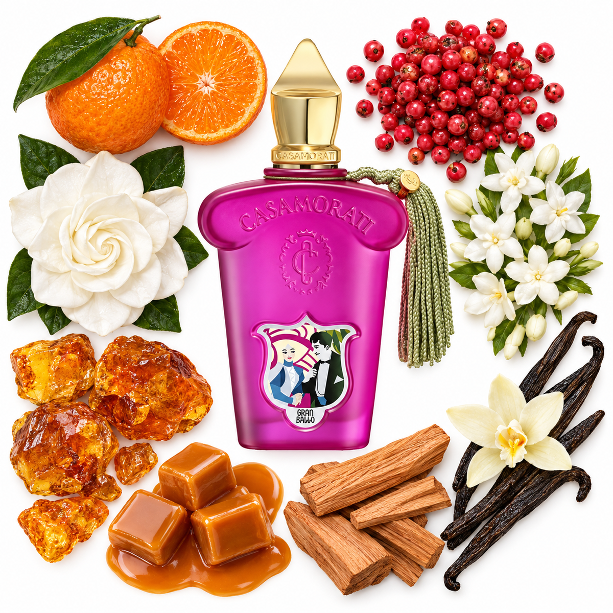 Casamorati 1888 Gran Ballo Eau de Parfum with scent notes