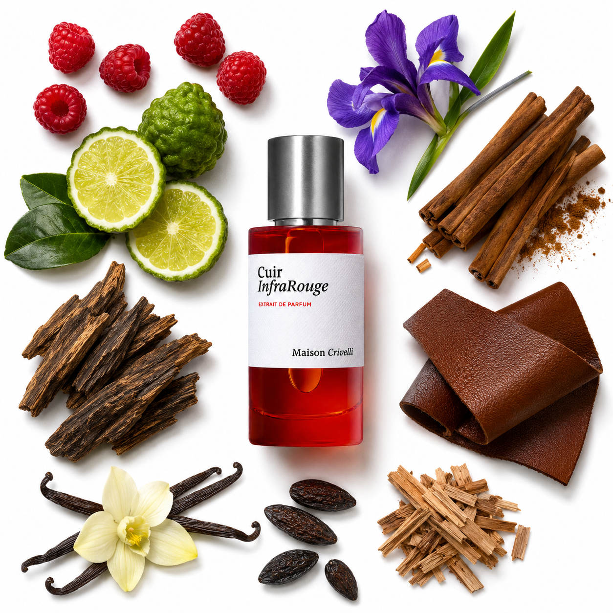 Maison Crivelli Cuir Infrarouge Extrait de Parfum