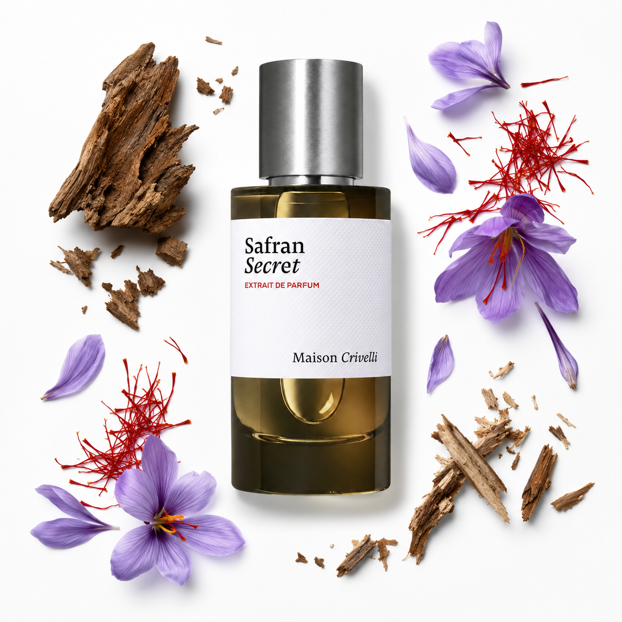Maison Crivelli Safran Secret Extrait de Parfum