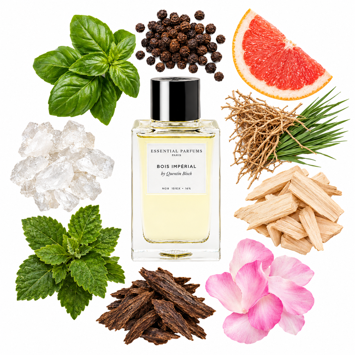 Essential Parfums BOIS IMPERIAL by Quentin Bisch Eau de Parfum with scent notes