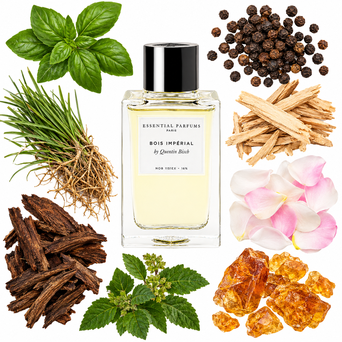 Essential Parfums BOIS IMPERIAL by Quentin Bisch Limited Edition Eau de Parfum with scent notes