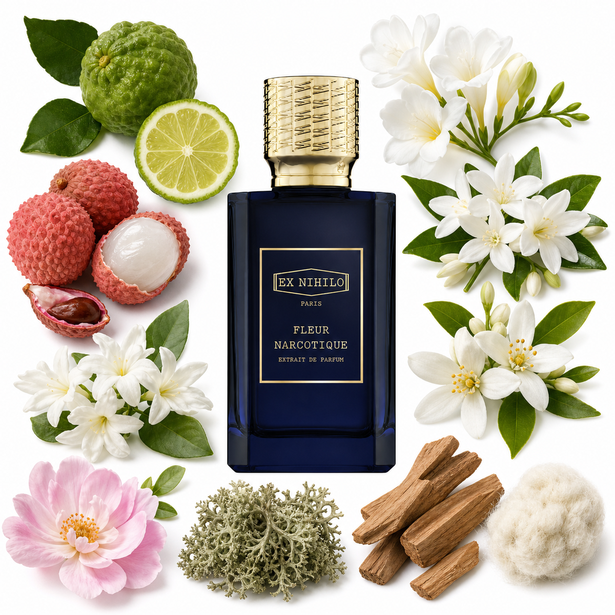 Ex Nihilo FLEUR NARCOTIQUE EXTRAIT DE PARFUM with scent notes