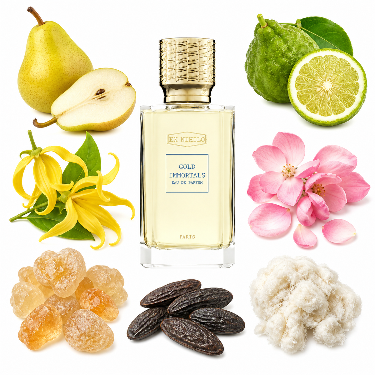 Ex Nihilo GOLD IMMORTALS Eau de Parfum with scent notes