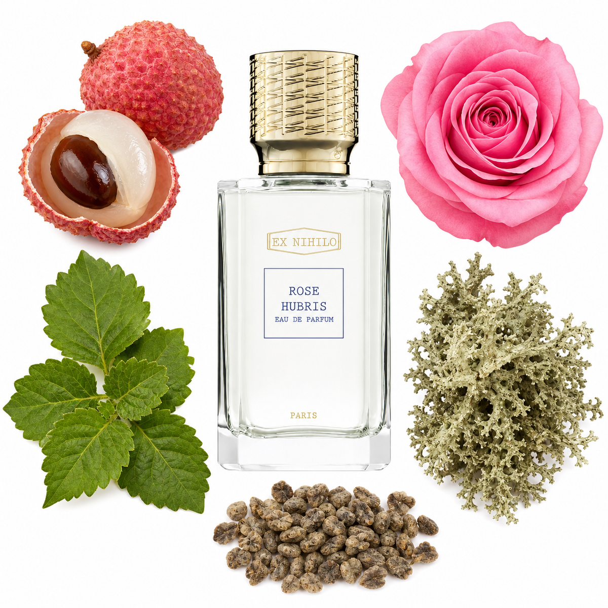 Ex Nihilo ROSE HUBRIS Eau de Parfum with scent notes