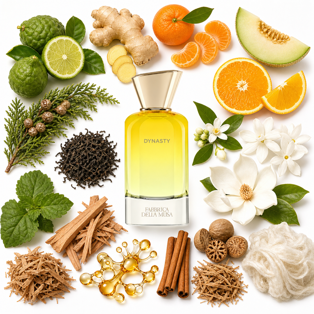 Fabbrica Della Musa Dynasty Extrait de Parfum with scent notes