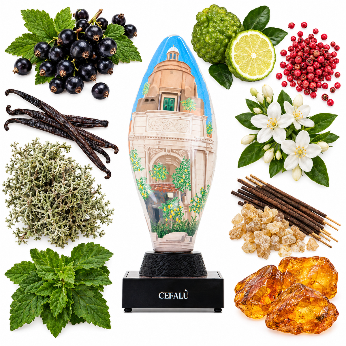 Florian Pontier Cefalù Extrait de Parfum with scent notes