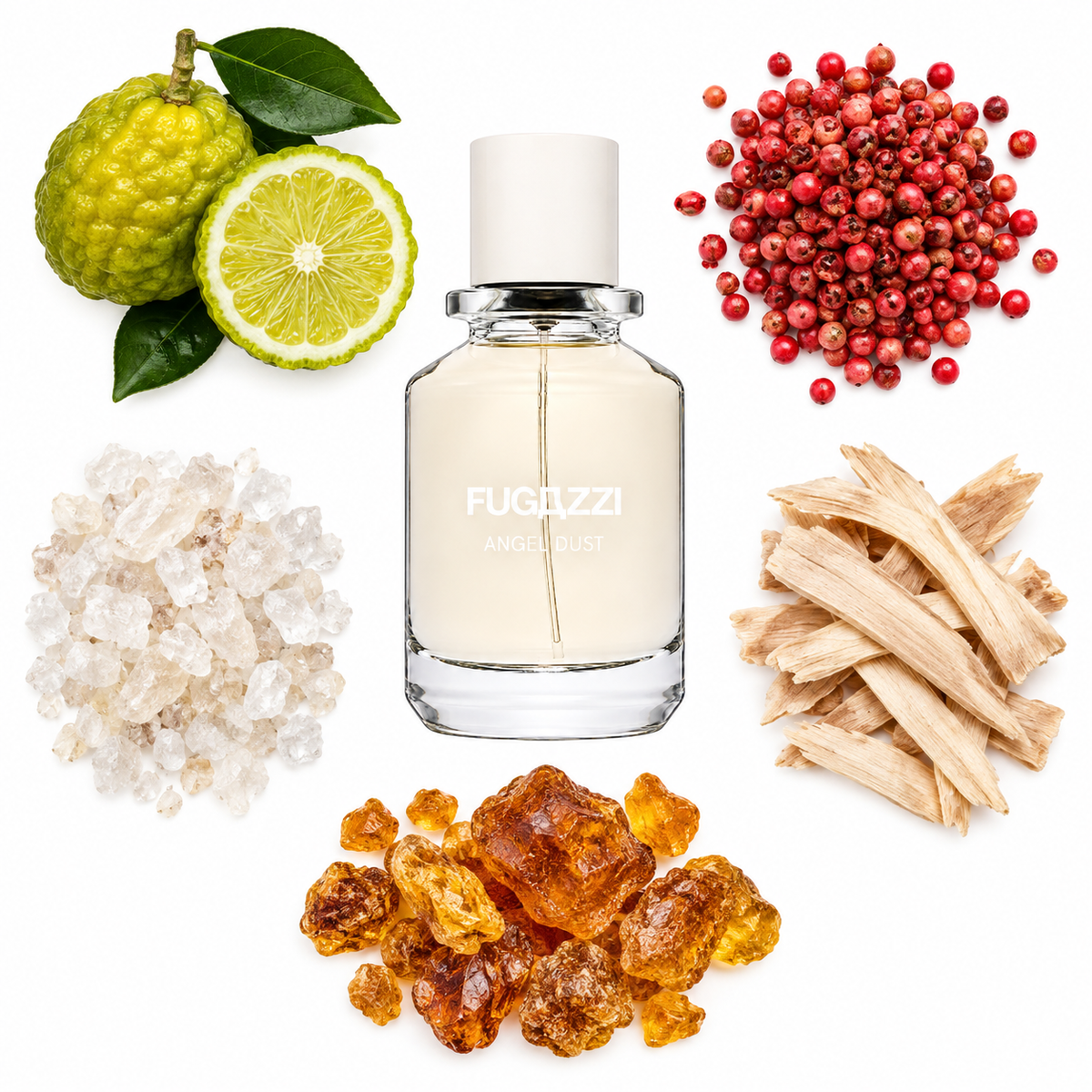 Fugazzi Angel Dust Eau de Parfum with scent notes