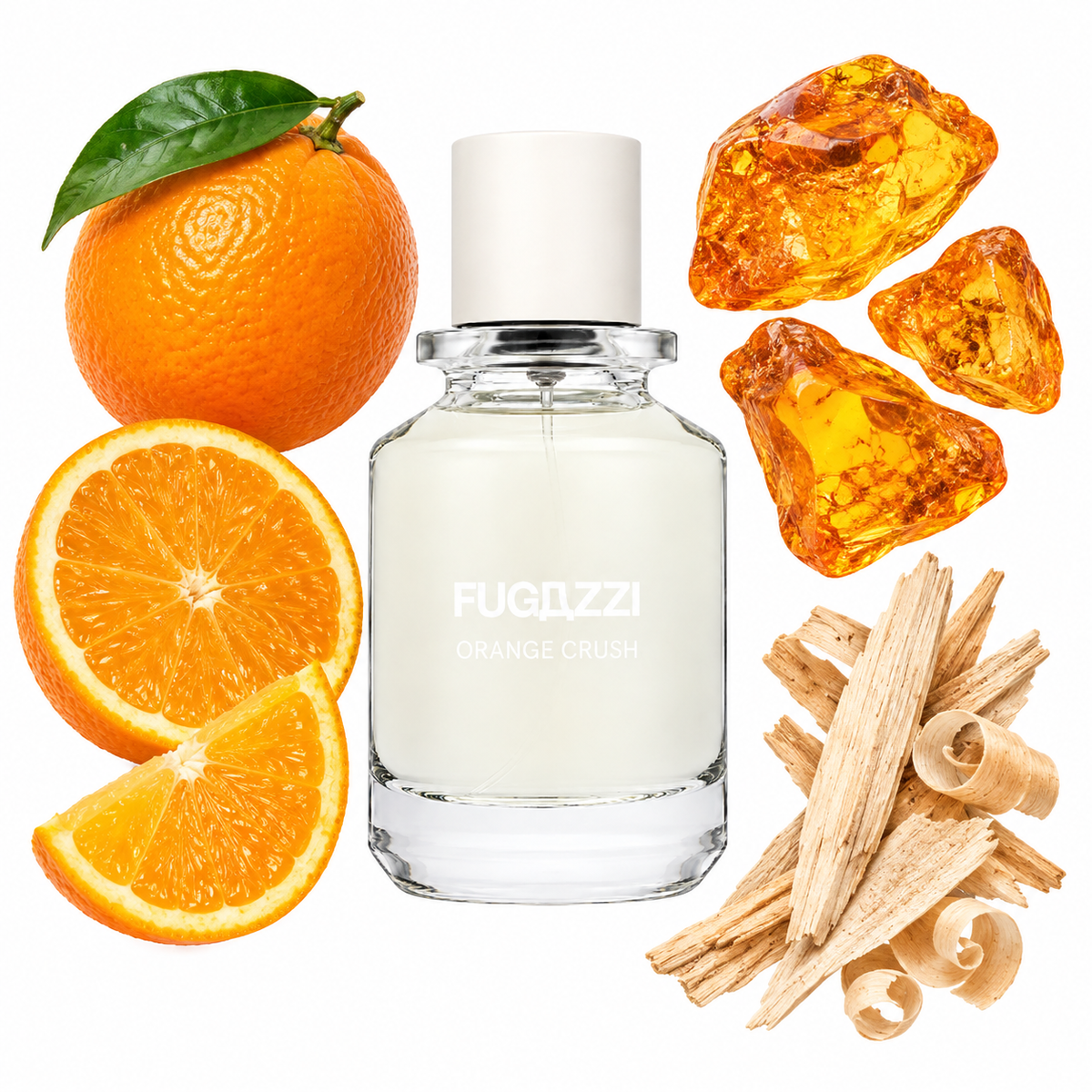 Fugazzi Orange Crush Eau de Parfum with scent notes