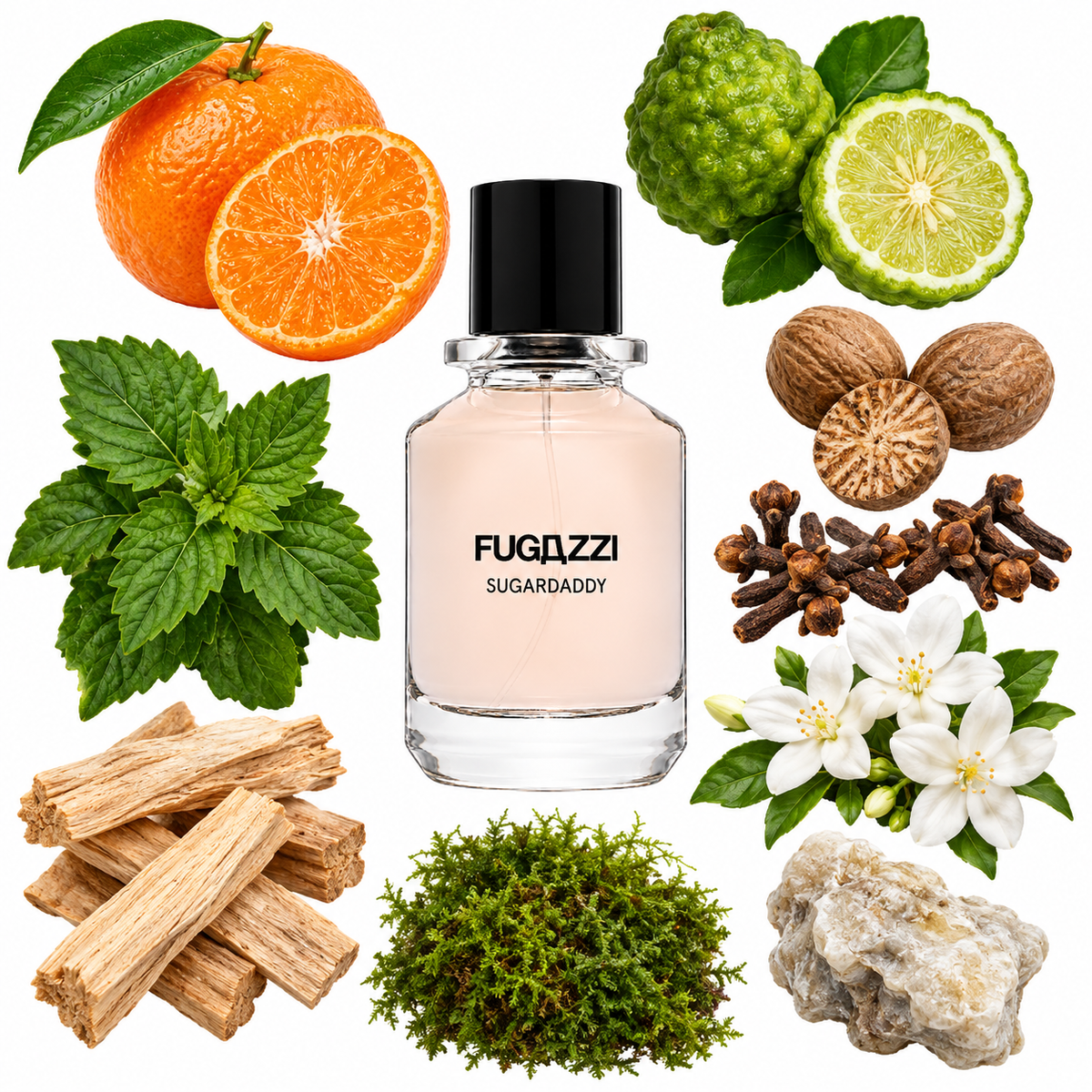 Fugazzi Sugardaddy Extrait de Parfum with scent notes