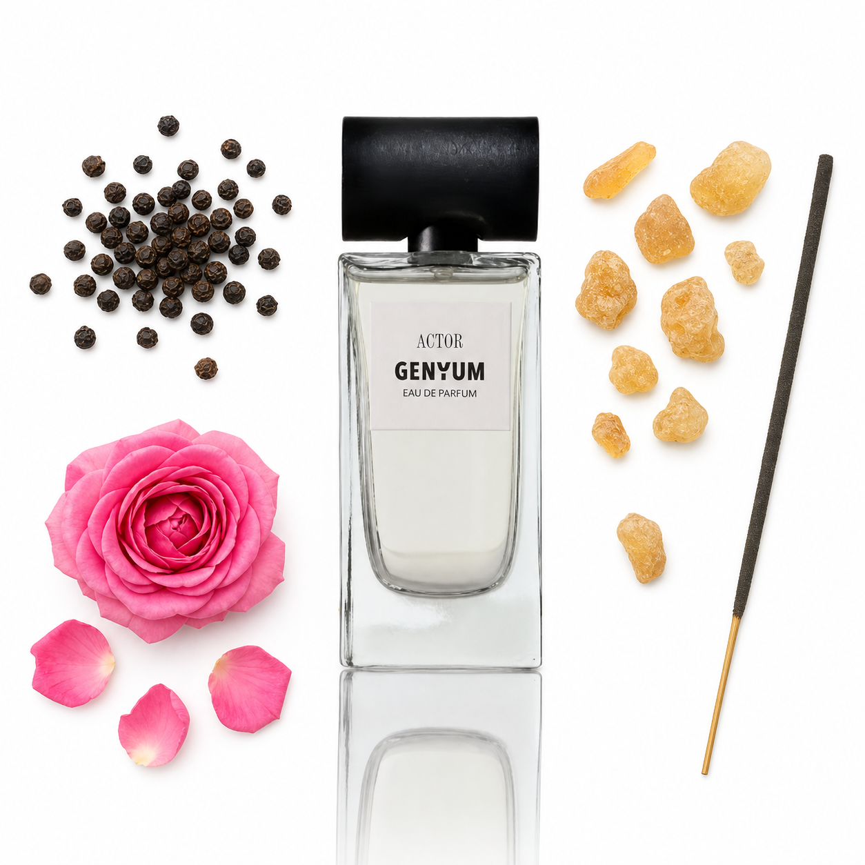 Genyum Actor Eau de Parfum 100 ml with scent notes