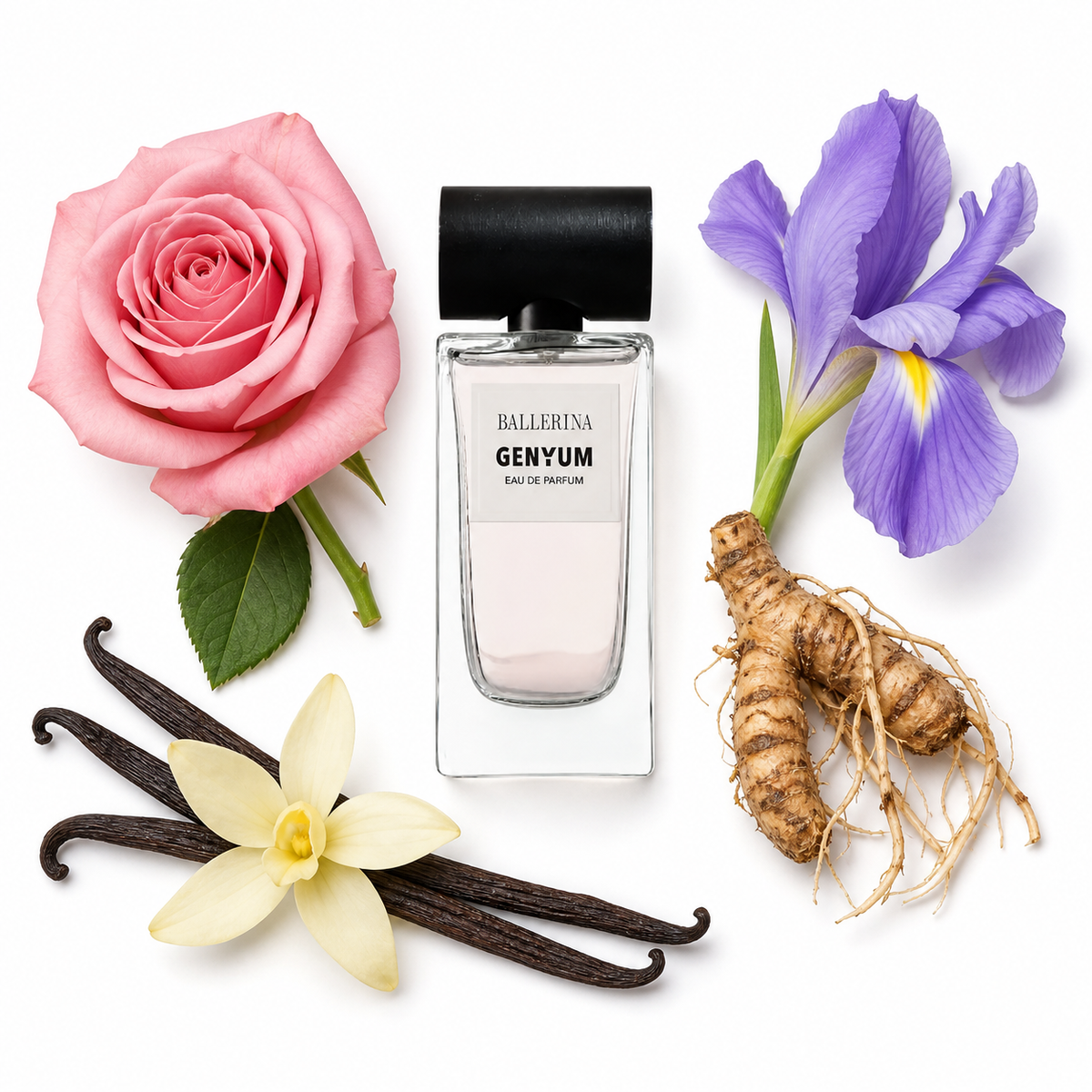 Genyum Ballerina Eau de Parfum with scent notes