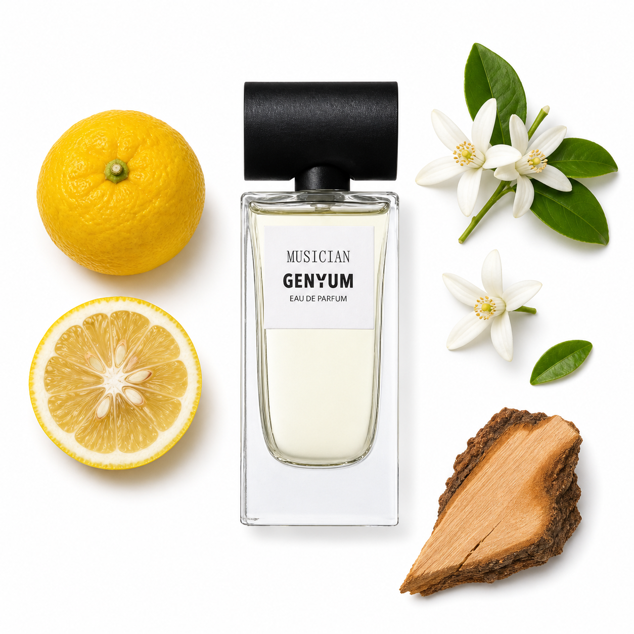 Genyum Musician Eau de Parfum 100 ml with scent notes
