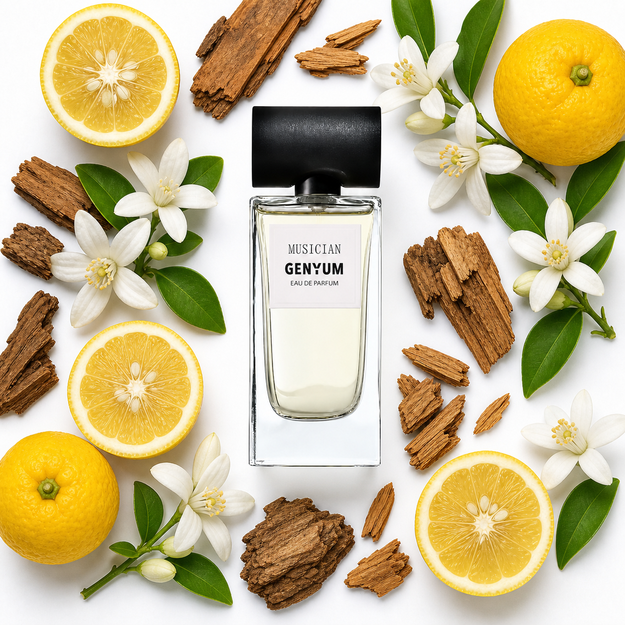 Genyum Musician Eau de Parfum with scent notes