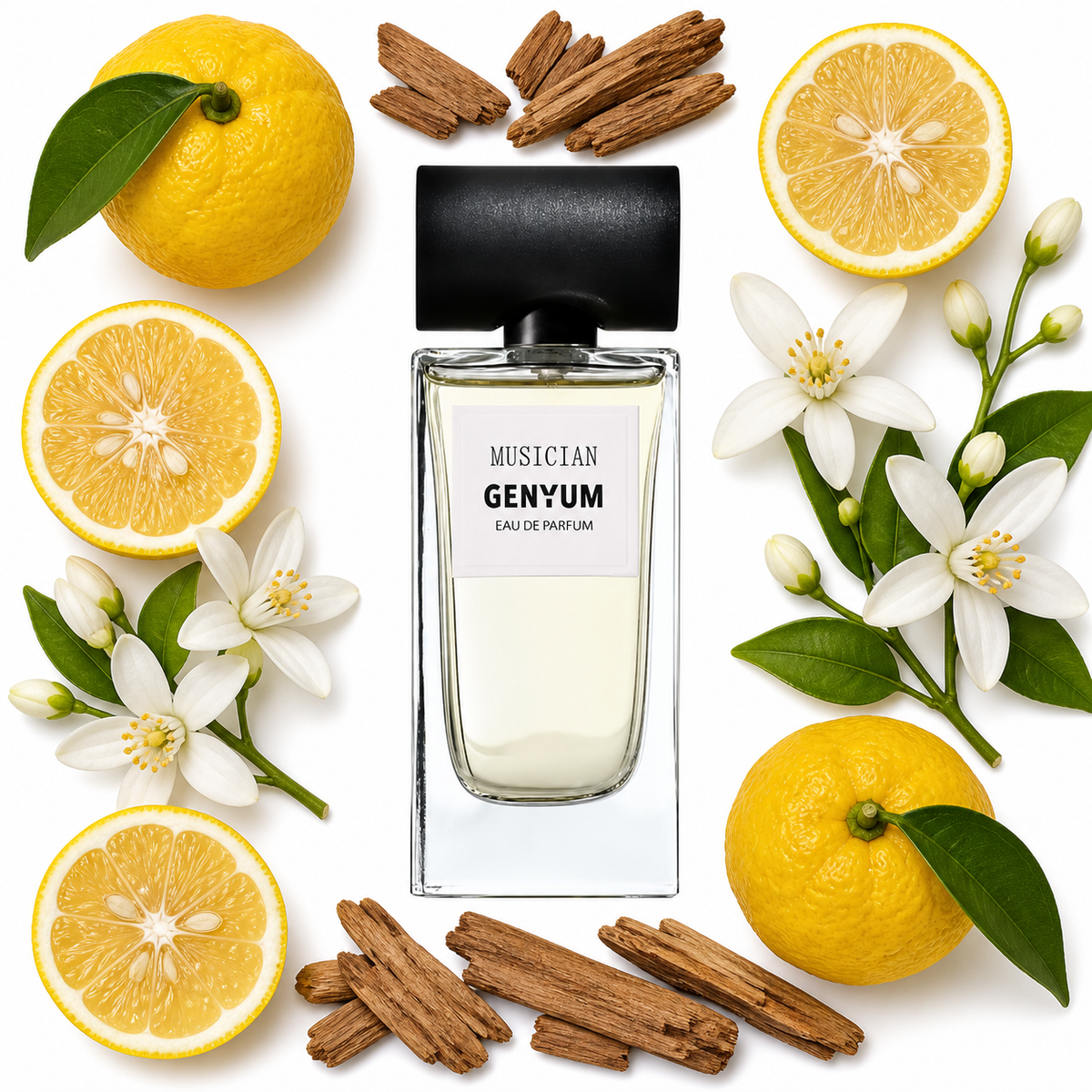 Genyum Musician Eau de Parfum with scent notes