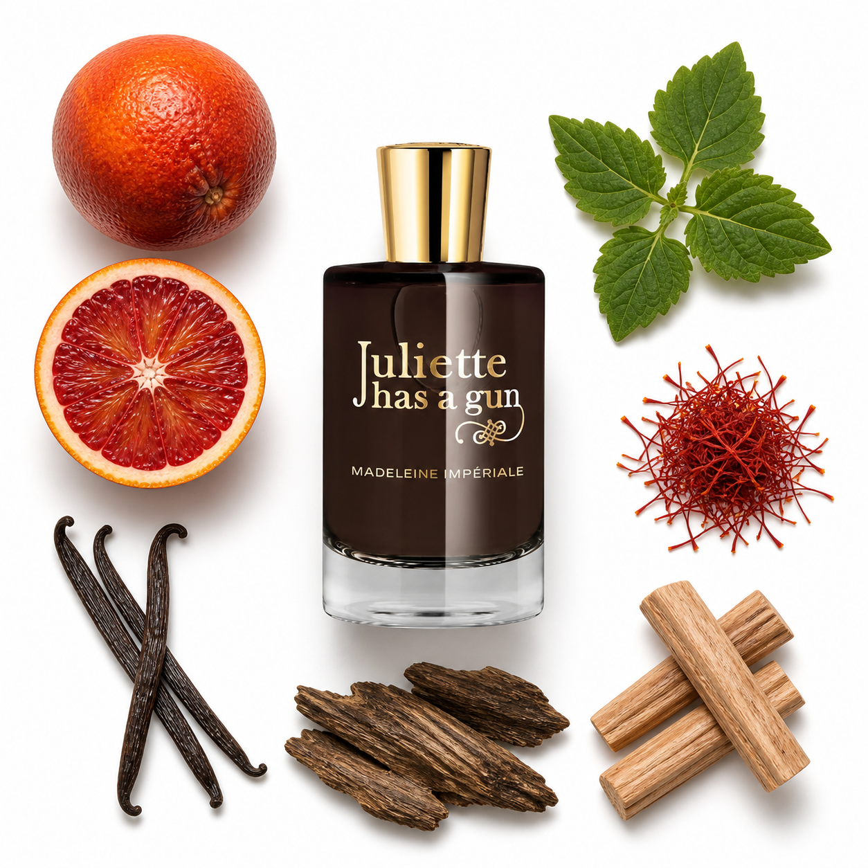 Juliette has a gun Madeleine Impériale Eau de Parfum with scent notes