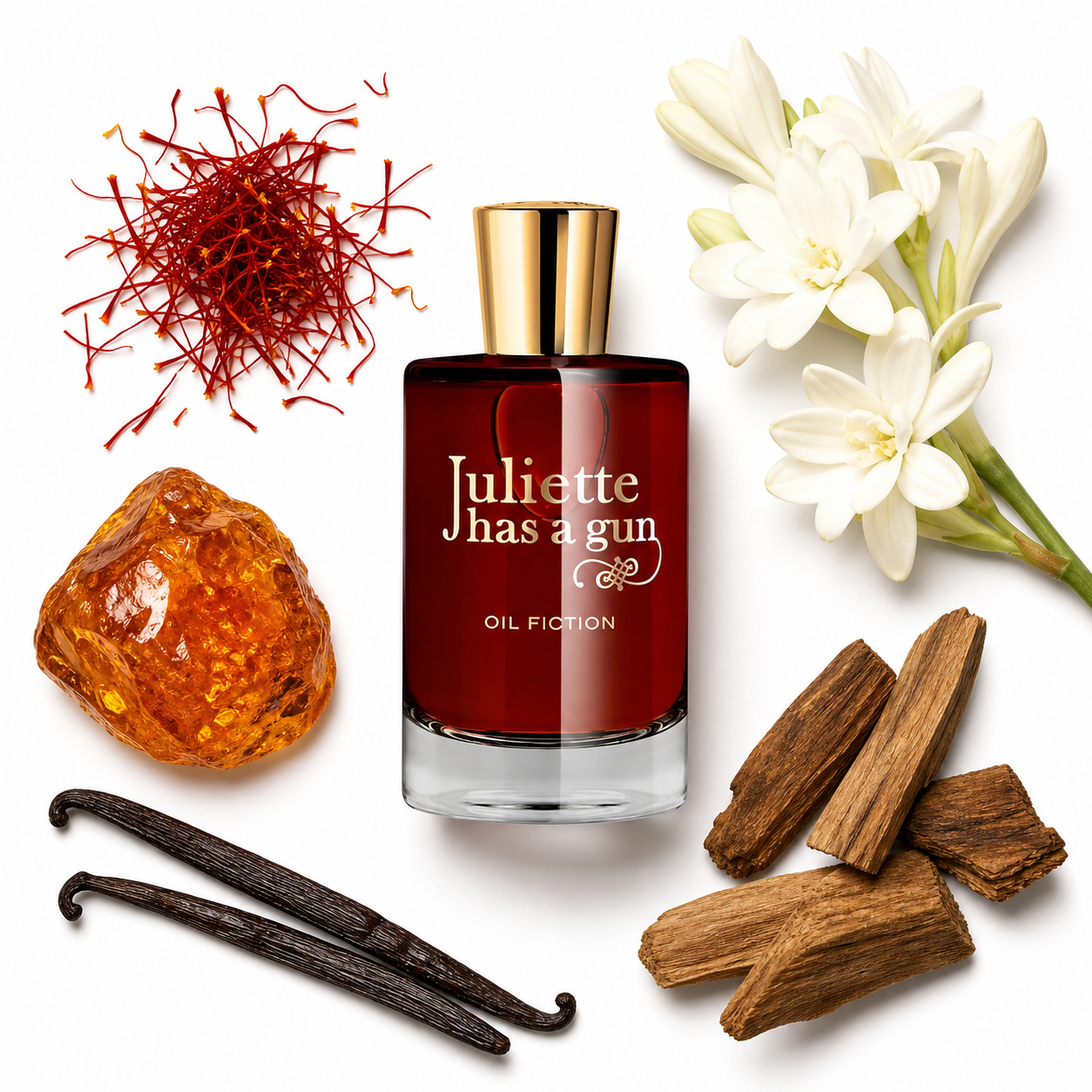 Juliette has a gun Oil Fiction Eau de Parfum with scent notes