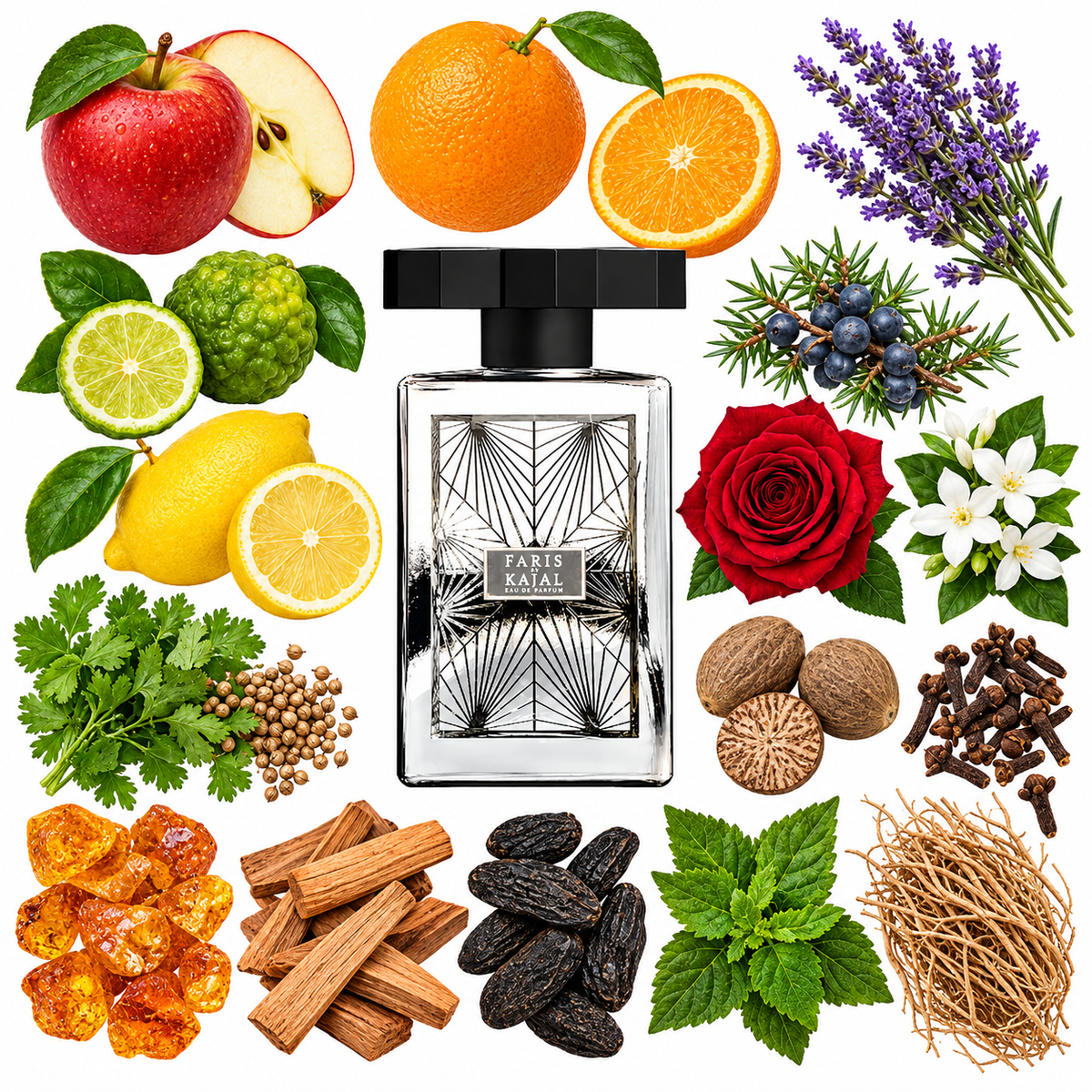 Kajal Classic Collection FARIS by Kajal Eau de Parfum with scent notes