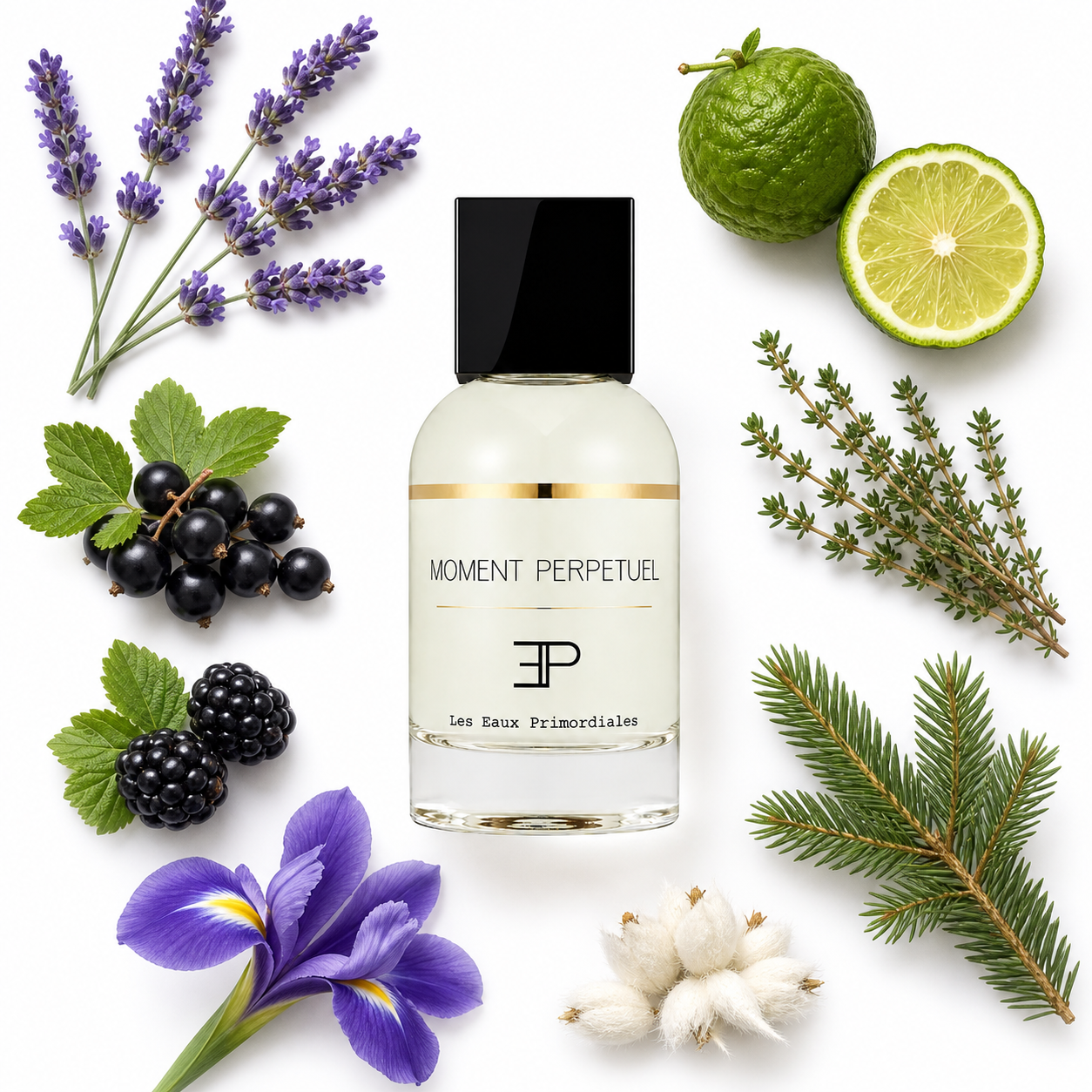 Les Eaux Primordiales Moment Perpetuel Eau de Parfum 100 ml with scent notes
