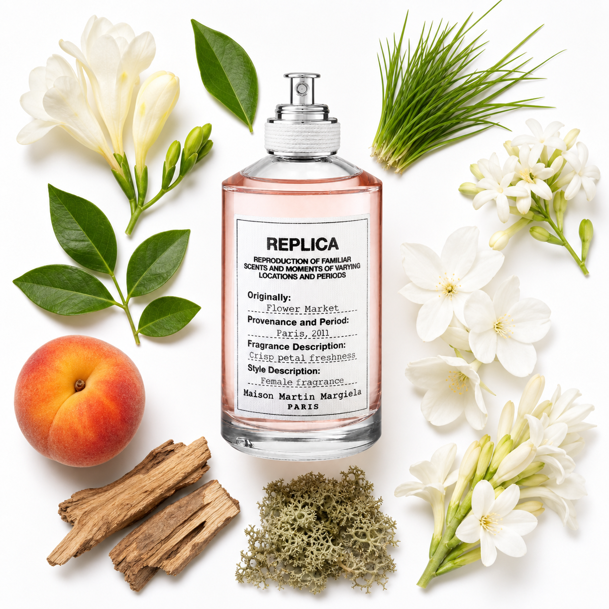 Maison Margiela Replica Flower Market Eau de Toilette 100 ml with scent notes