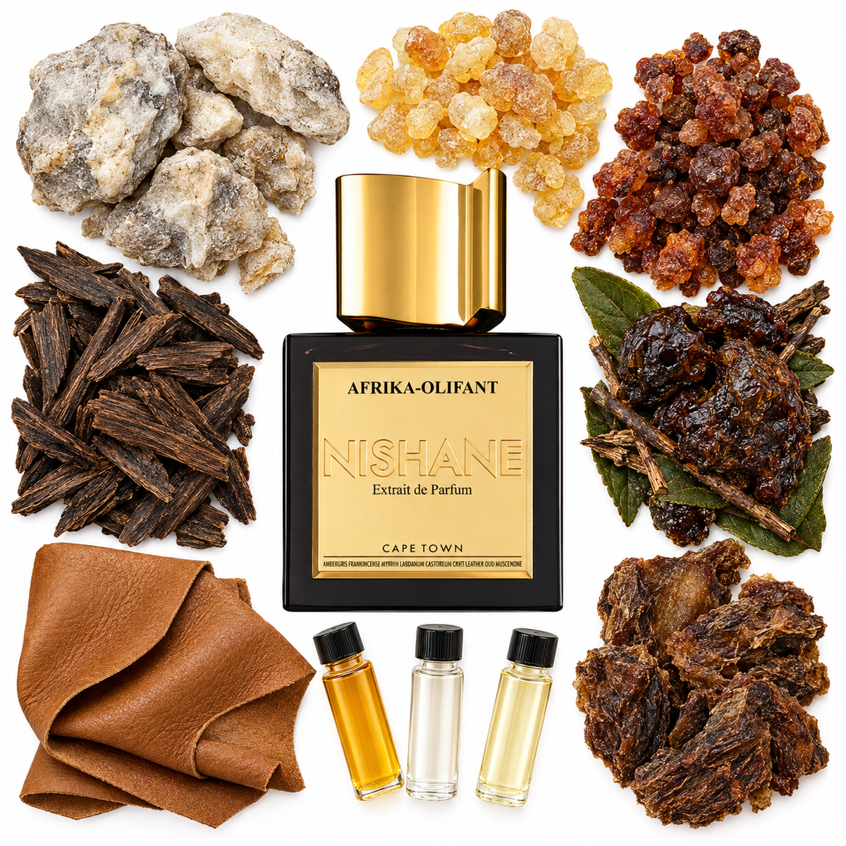 NISHANE Afrika-Olifant Extrait de Parfum with scent notes