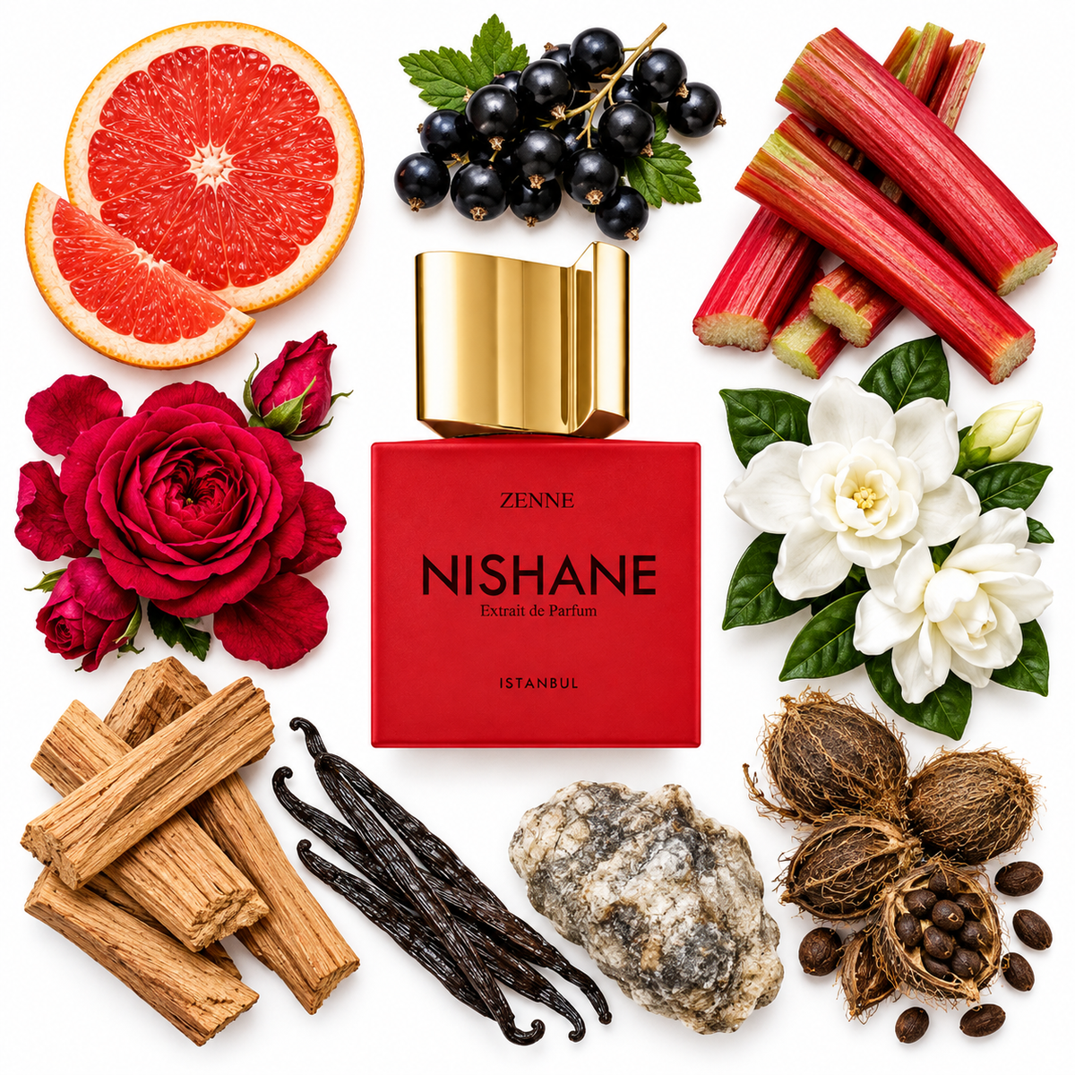 NISHANE Zenne Extrait de Parfum with scent notes