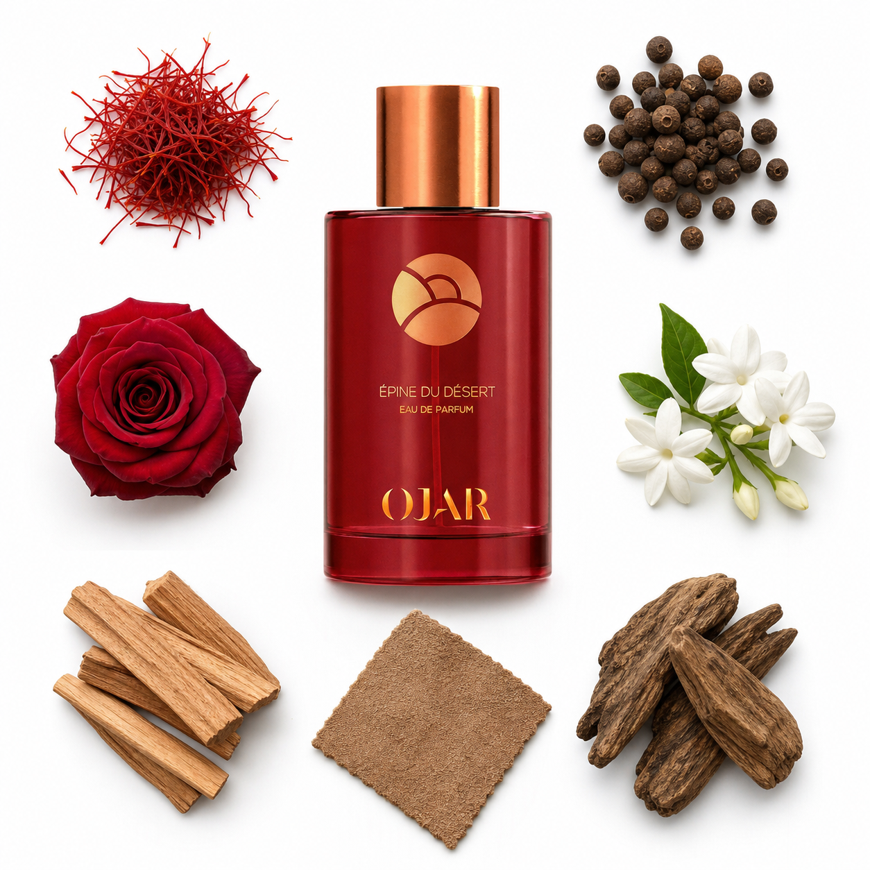 OJAR Épine du Désert Eau de Parfum 100 ml with scent notes