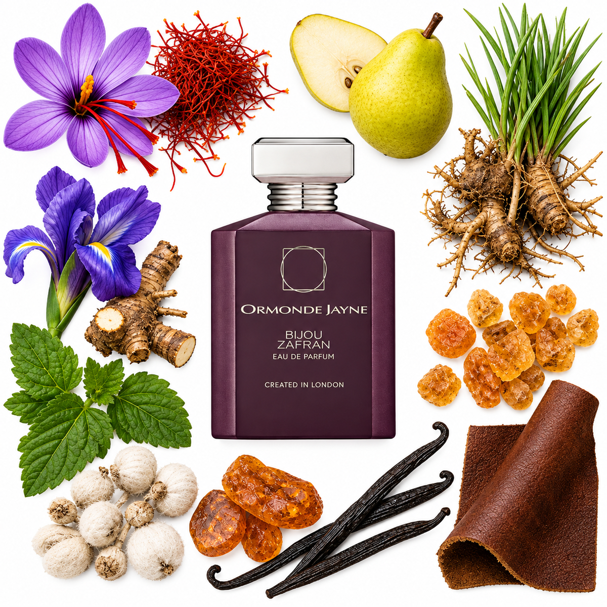 Ormonde Jayne Bijou Zafran Eau de Parfum with scent notes