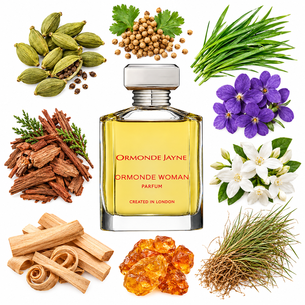 Ormonde Jayne Ormonde Woman Parfum with scent notes