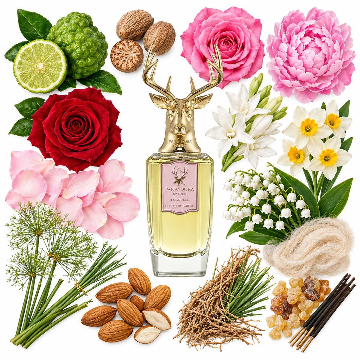 Pana Dora Emanuele Extrait de Parfum with scent notes