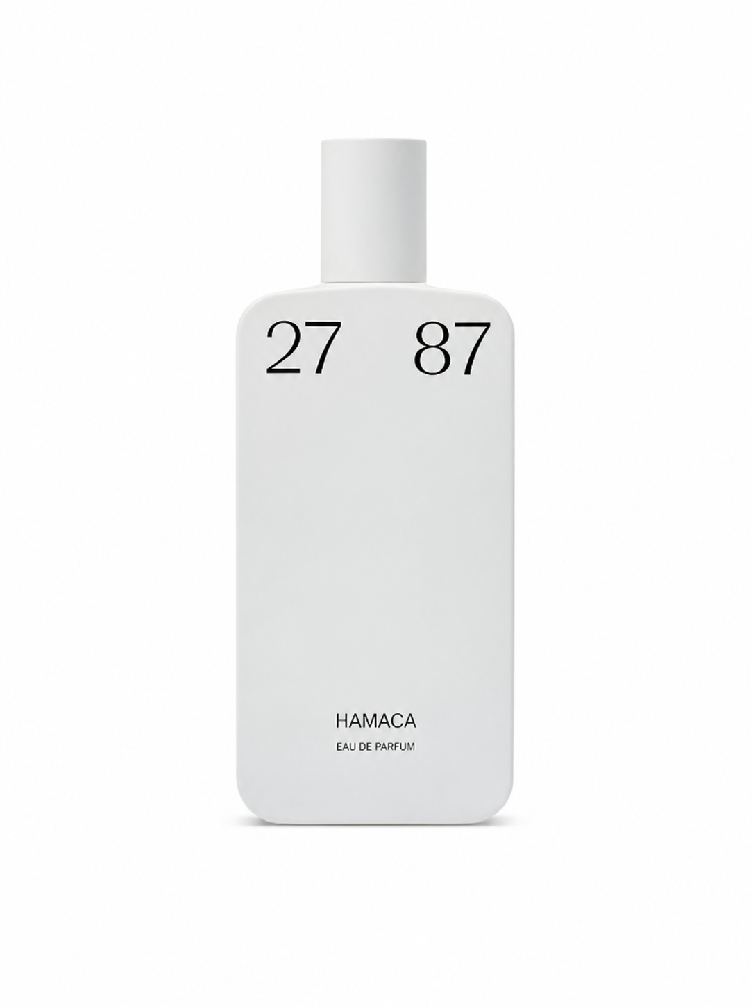 Parfumflasche auf weißem Hintergrund