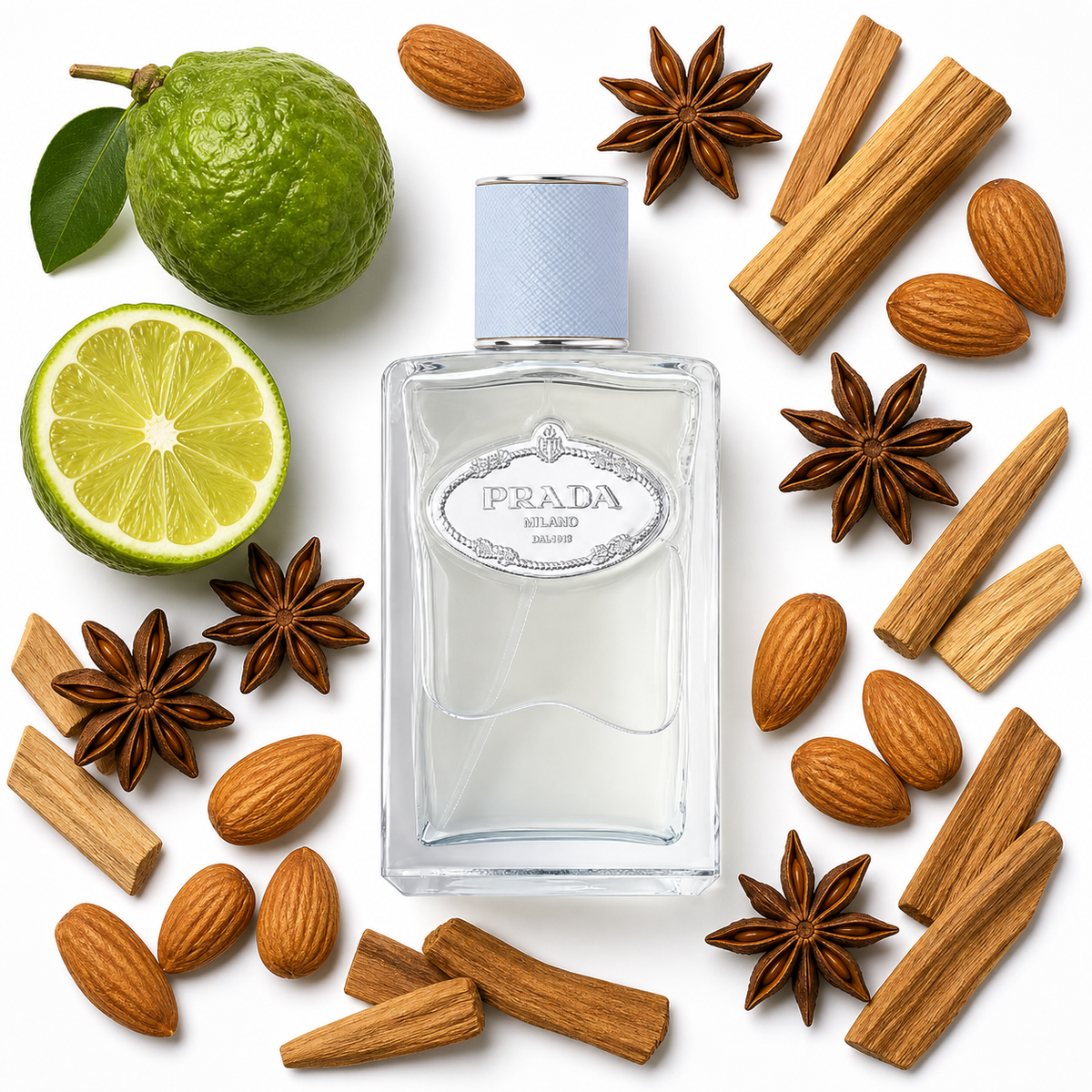 Prada Infusion D'Amande Eau de Parfum with scent notes
