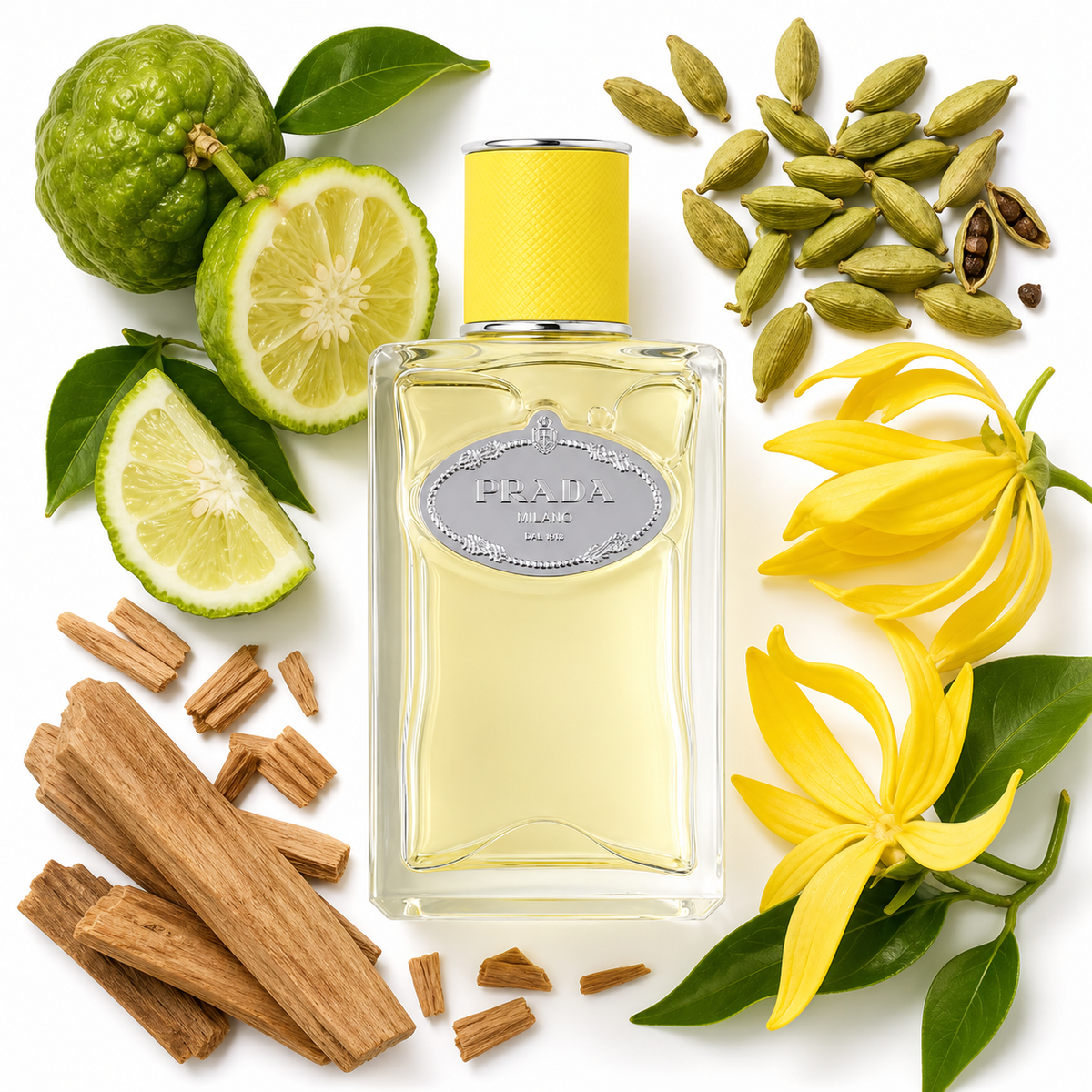 Prada Infusion D'Ylang Eau de Parfum with scent notes