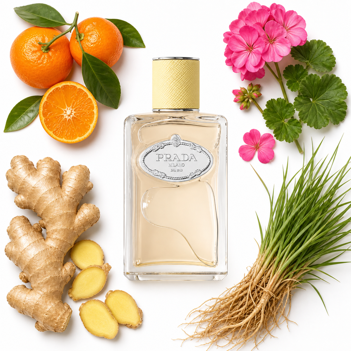 Prada Infusion de Gingembre Eau de Parfum with scent notes