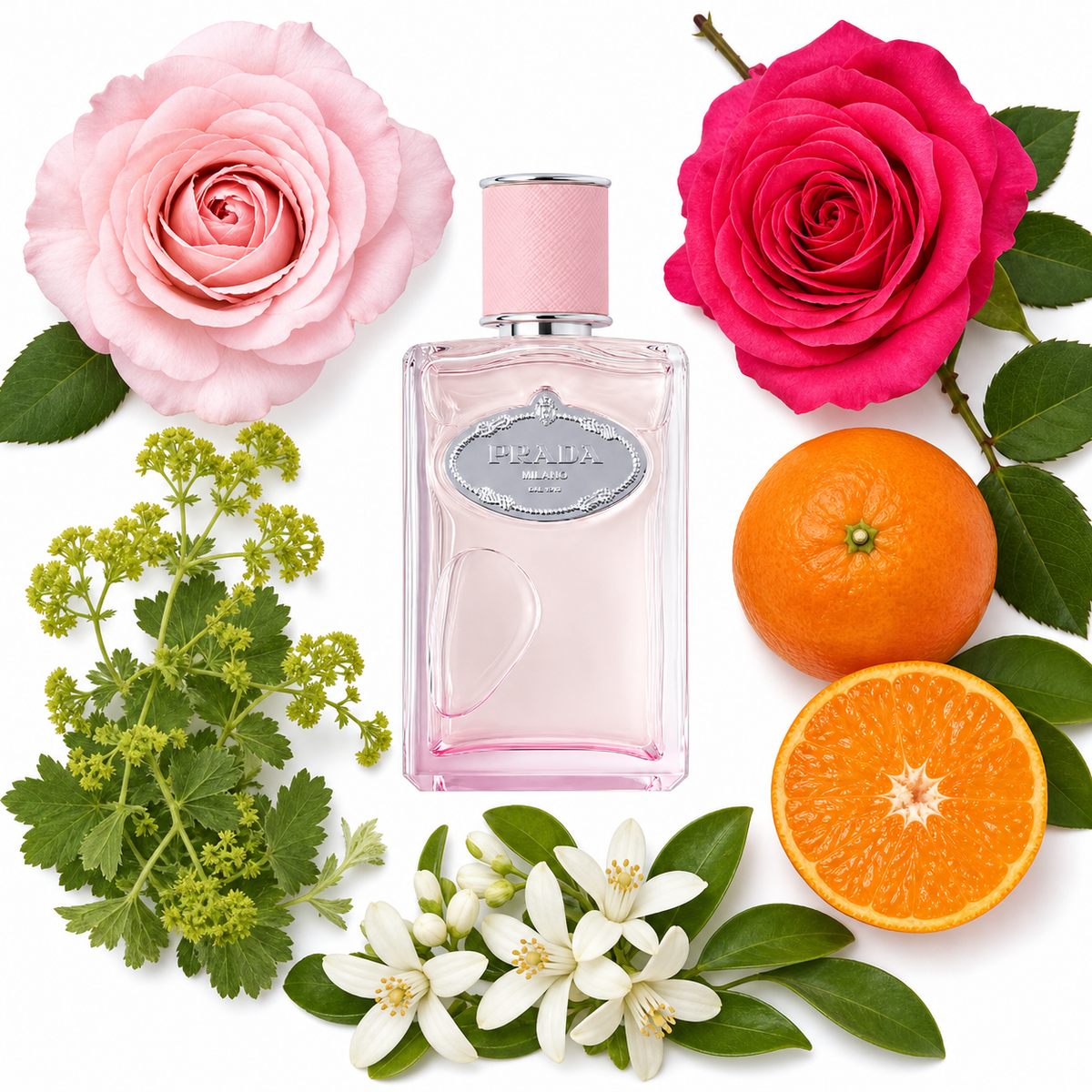 Prada Infusion de Rose Eau de Parfum with scent notes