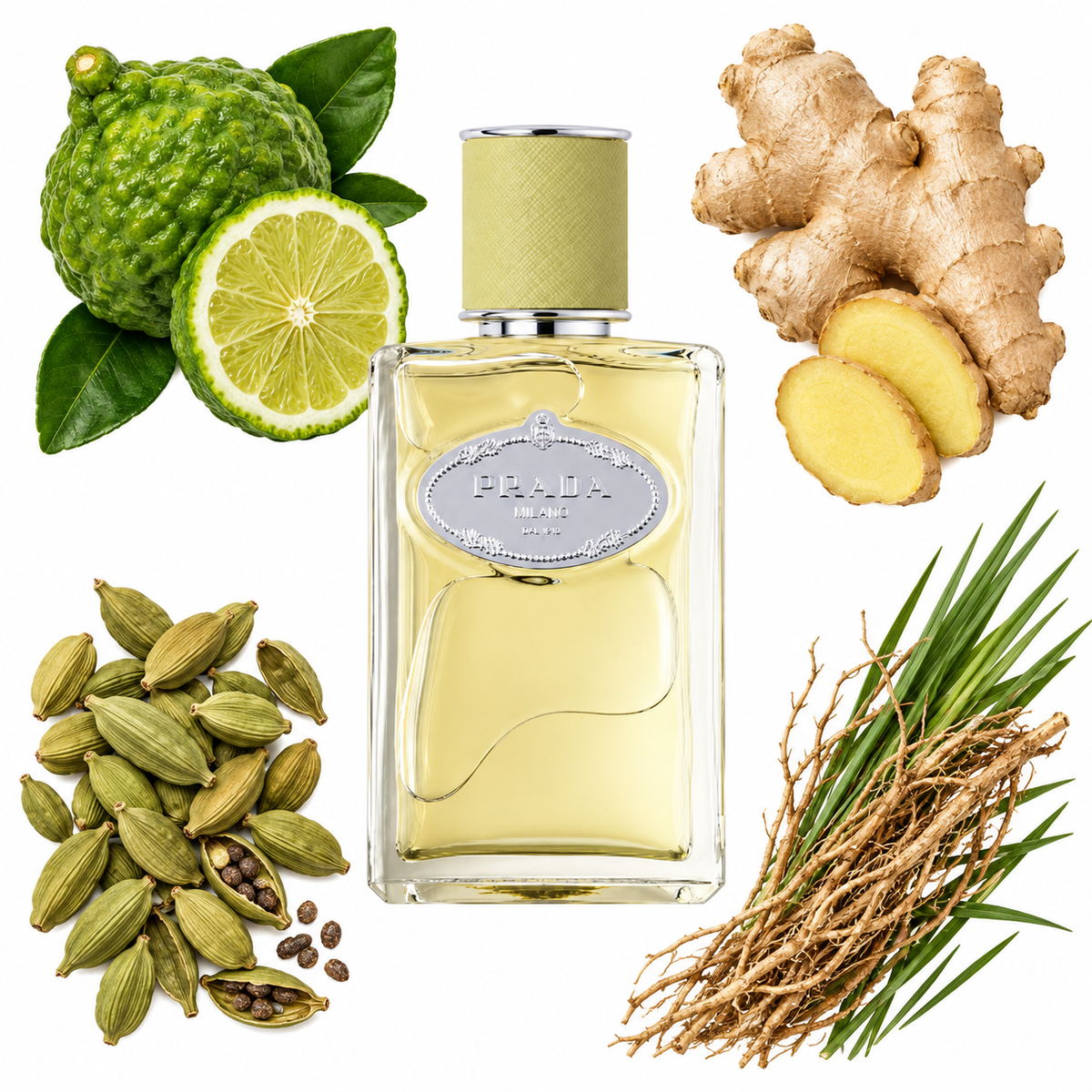 Prada Infusion de Vetiver Eau de Parfum with scent notes