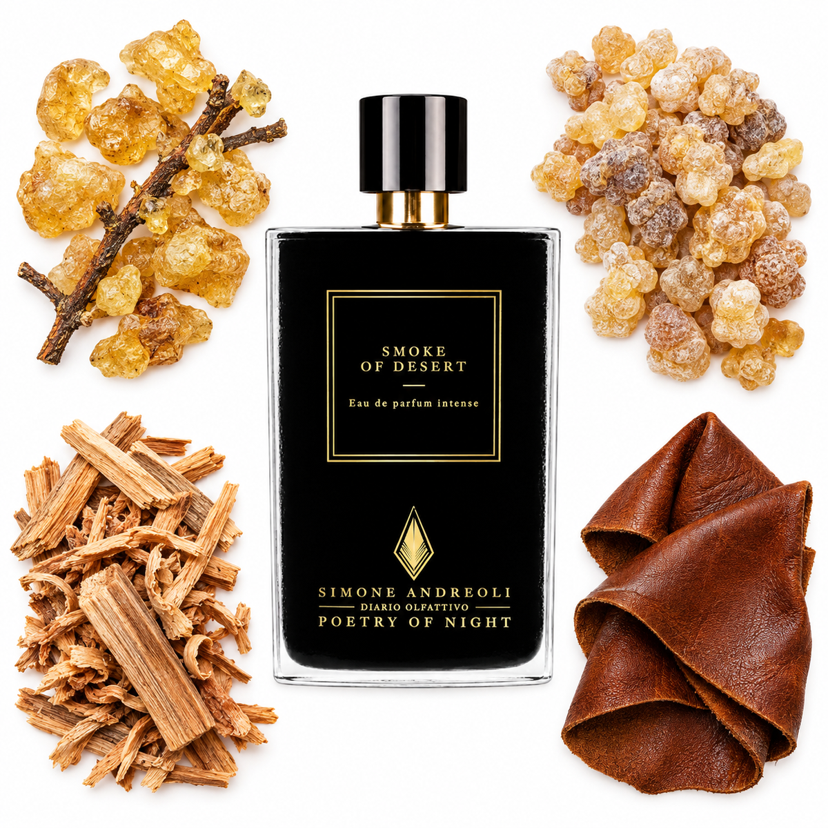 Simone Andreoli Smoke of Desert Eau de Parfum with scent notes