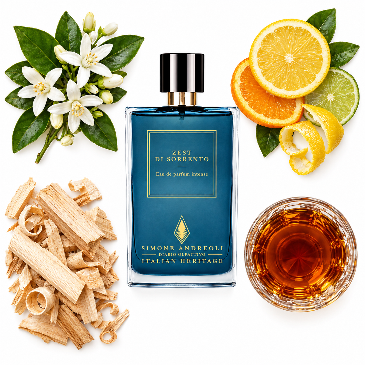 Simone Andreoli Zest di Sorrento Eau de Parfum with scent notes