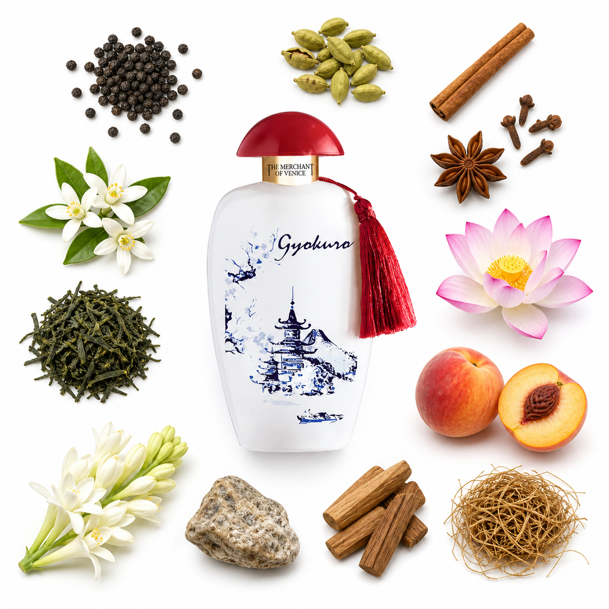 The Merchant of Venice Gyokuro Eau de Parfum with scent notes